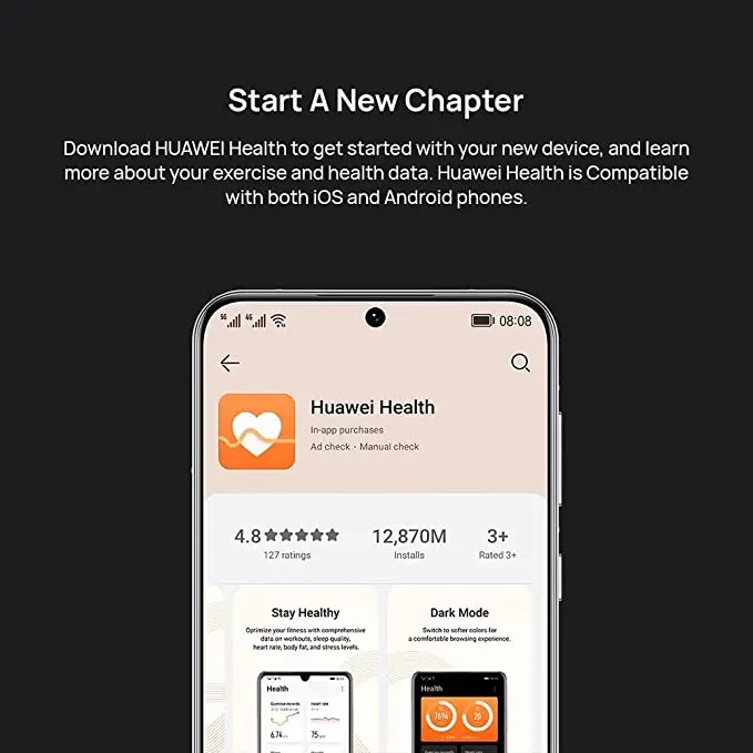 Huawei Band 4: Health Application