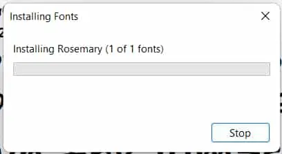 How to Install Fonts in Windows 11?