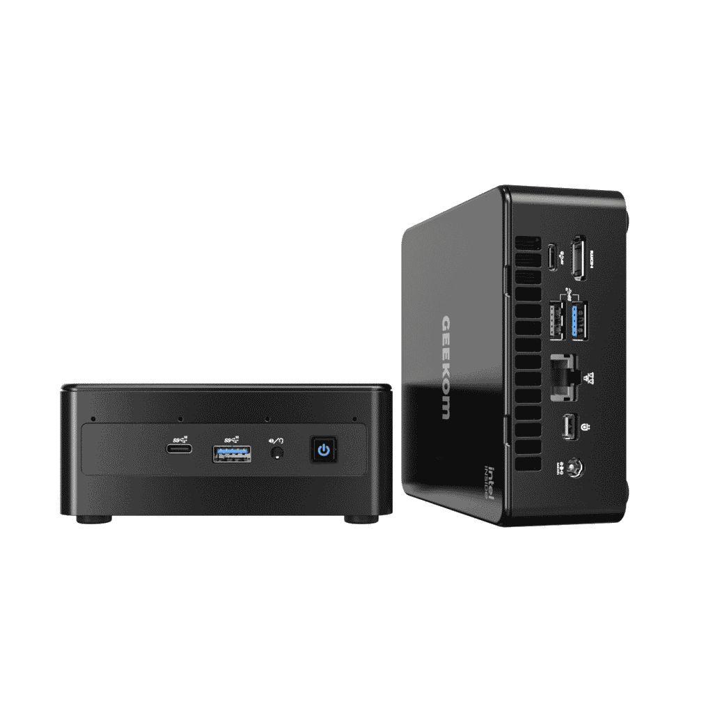 Power of astonishing four displays with Geekom IT8 mini workstation PC!