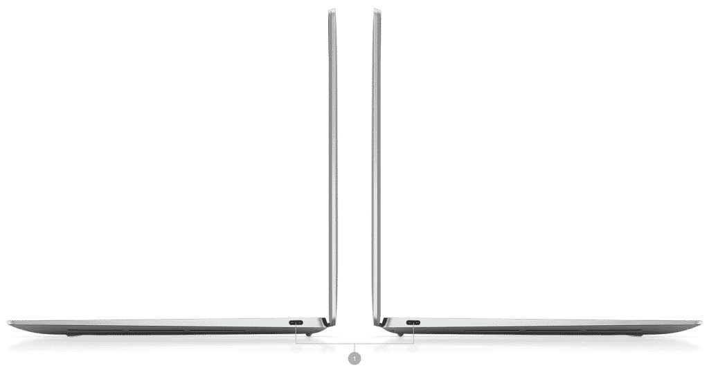 ports of Dell XPS 13 plus