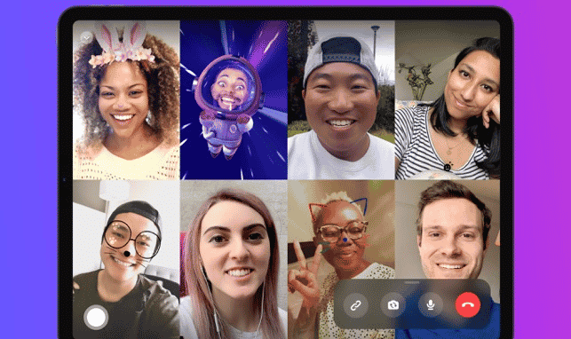 How to group video chat in Facebook Messenger?