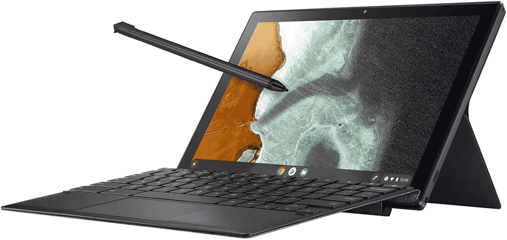 Asus Chromebook detachable cm3 with A magnetic flex-angle stand!