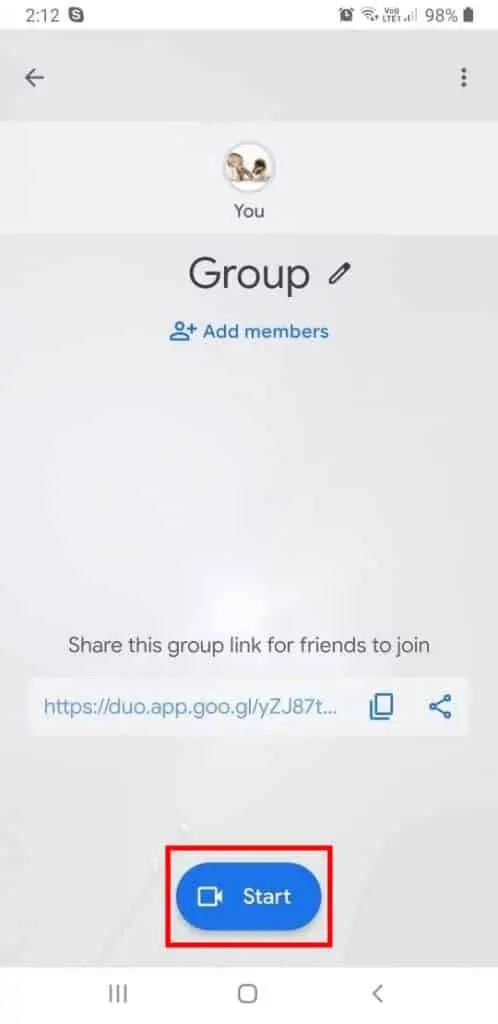 Google Duo Group Video calls