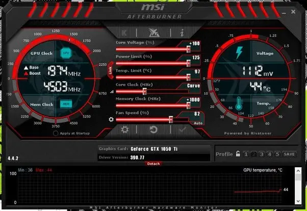 Geforce GTX 1050 Ti