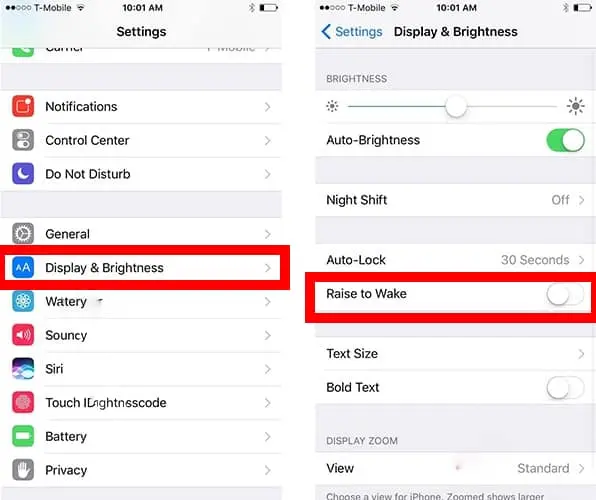 iOS 15 battery life tips: Turn off the Raise to Wake feature