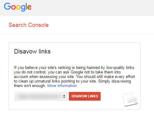 Create and submit a disavow file to Google for spammy links