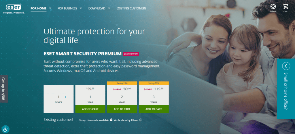 Antivirus Software: Premium ESET Smart Security