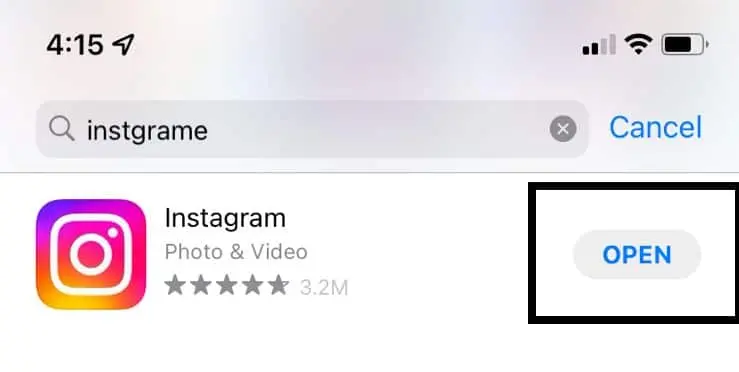 fix Instagram that couldn't refresh