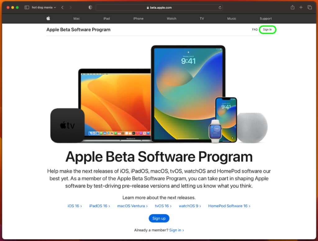 macOS 13 Ventura public beta