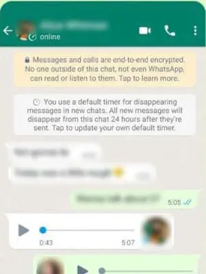 WhatsApp disappearing messages- Everything you need to know!