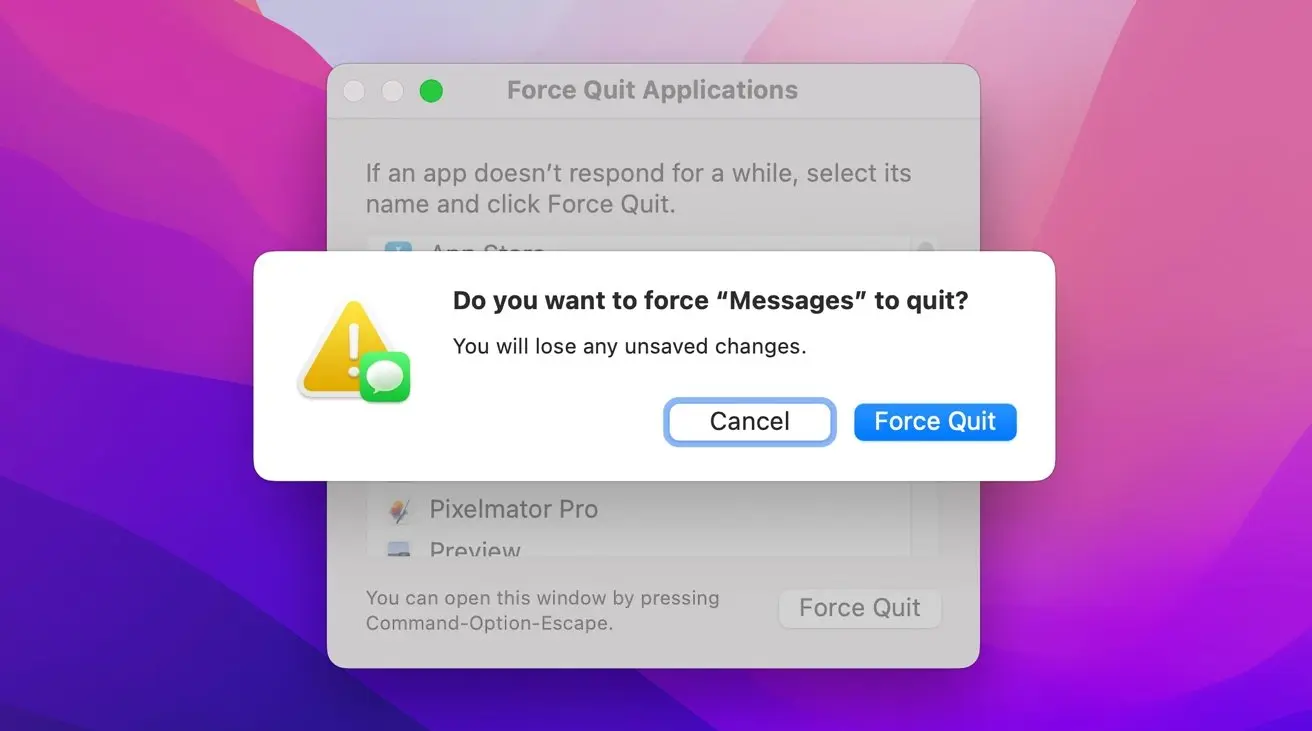 How to Force Quit Apps on macOS?