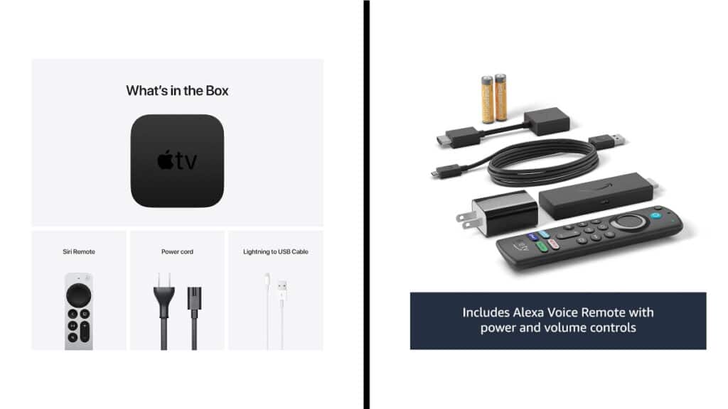 Apple TV 4K vs Fire Stick TV 4K