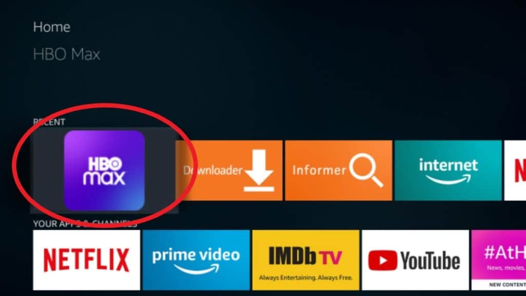 Stream HBO Max on the Amazon Fire TV