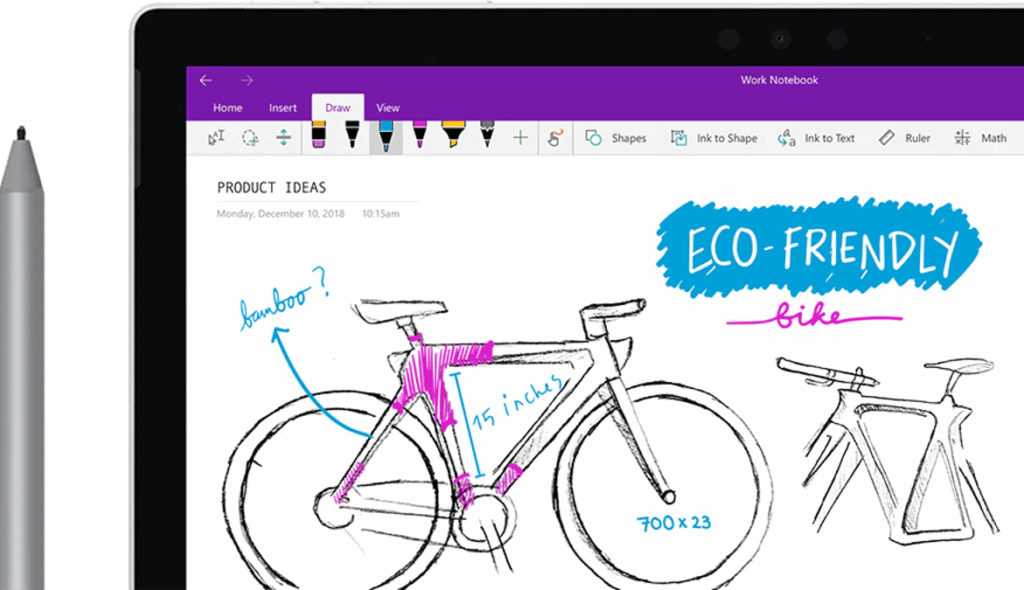 Microsoft Onenote features