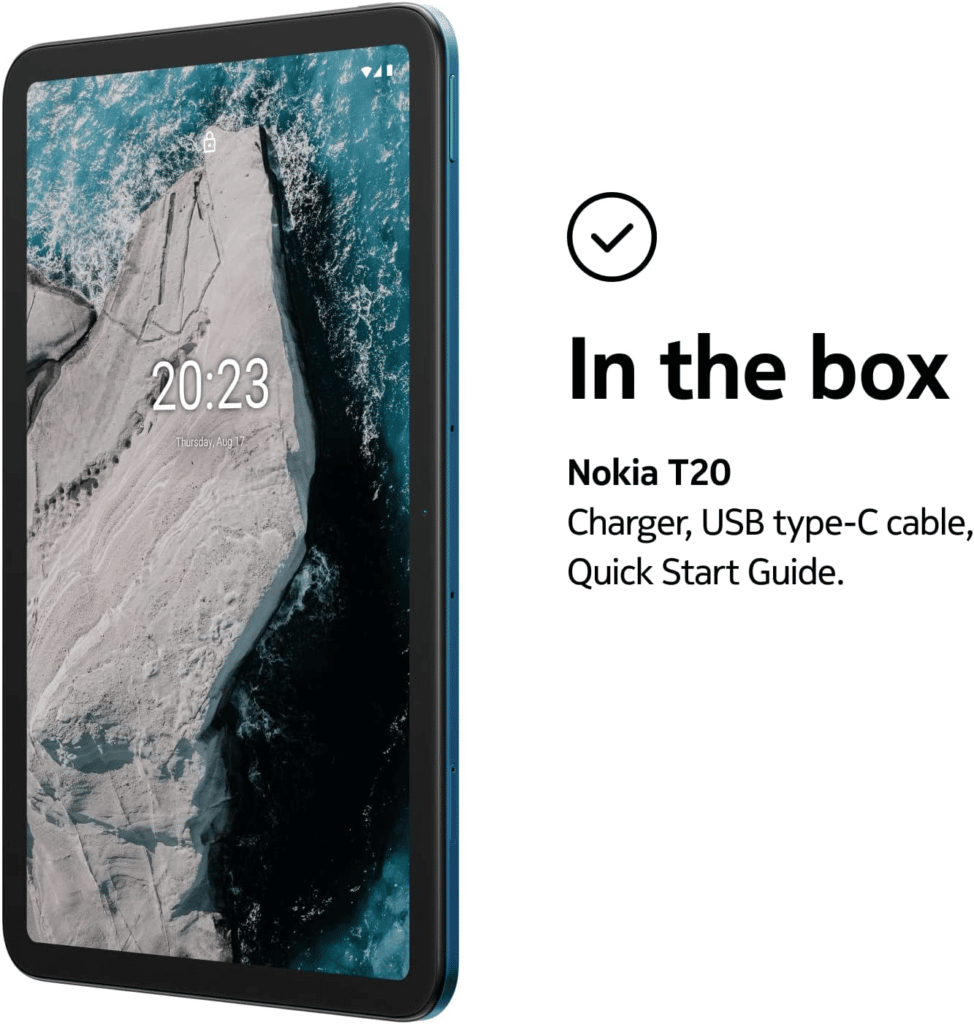 Nokia T20 - An Affordable Tablet that offers a 2K Display!