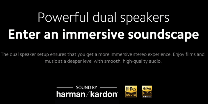 harman kardon speaker system in 12t pro