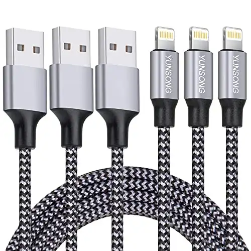 YUNSONG Lightning Cable iPhone Charger