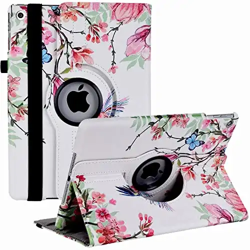 Rouceyxin Rotating Case for iPad 9th Generation