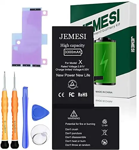 JEMESI New Battery for iPhone X