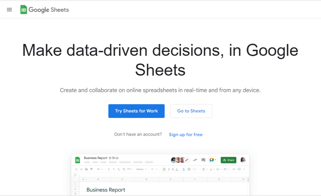 How to get Microsoft Excel for free. google sheet