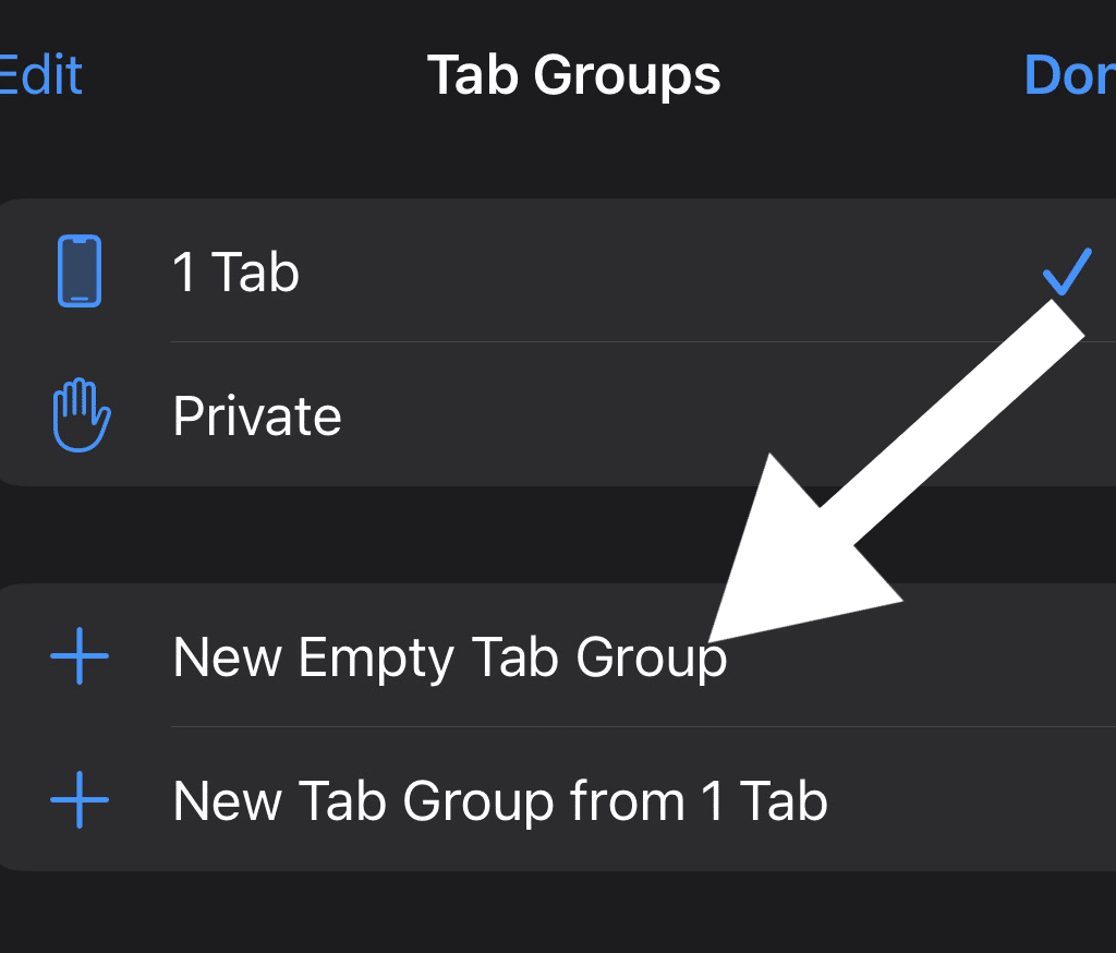 share tab groups in iOS 16 safari