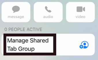 share tab groups in iOS 16 safari