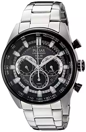 Pulsar Men's PX5033 Solar Chronograph Watch