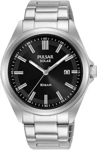 Pulsar Mens Analog Quartz Watch with Stainless Steel Bracelet