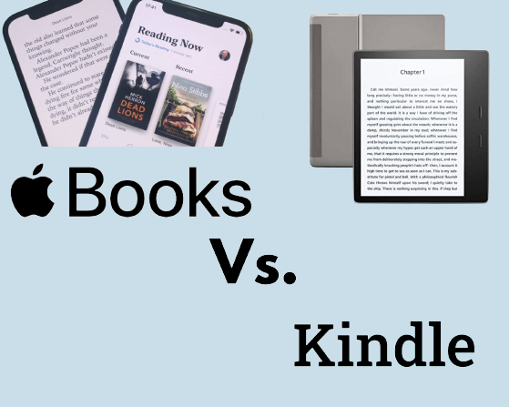 Apple book vs Kindle 