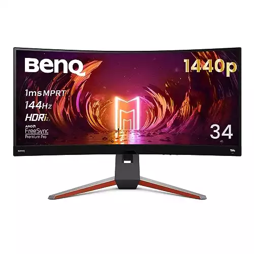 BenQ MOBIUZ EX3410R Curved Gaming Monitor