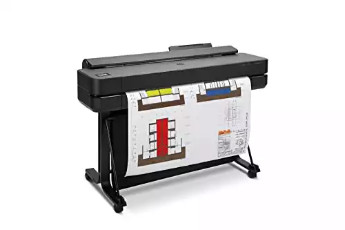 HP DesignJet T650 Large Format 36-inch Plotter Color Printer
