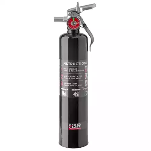 H3R Performance MaxOut Dry Chemical Car Fire Extinguisher – 2.5 lb. Black(MX250B)