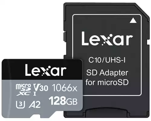 Lexar Professional 1066x 128GB microSDXC UHS-I Card