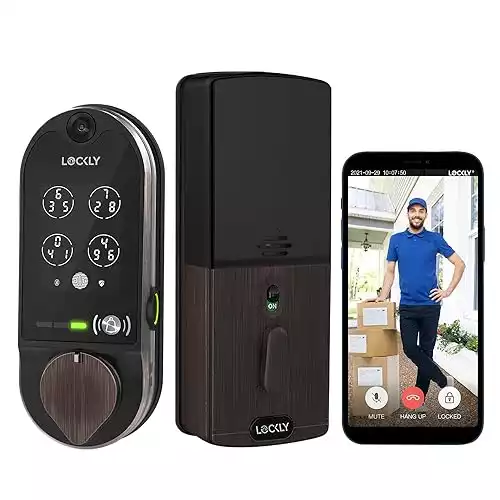 Lockly Vision, Video Doorbell Camera Smart Lock,