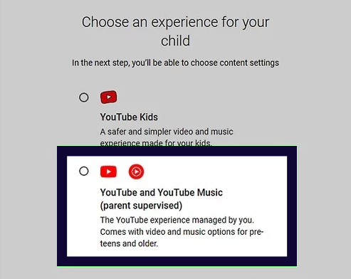 parental controls on YouTube