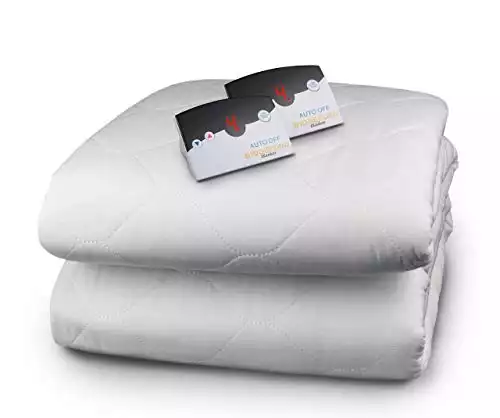 BIDDEFORD BLANKETS Quilted Electric Heated Mattress Pad
