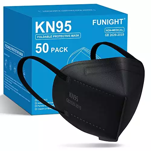 Funight KN95 Face Masks 50 Pack