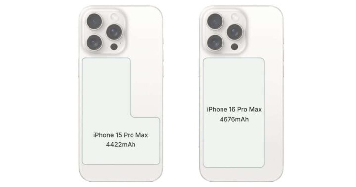 iPhone 16 pro max batteries